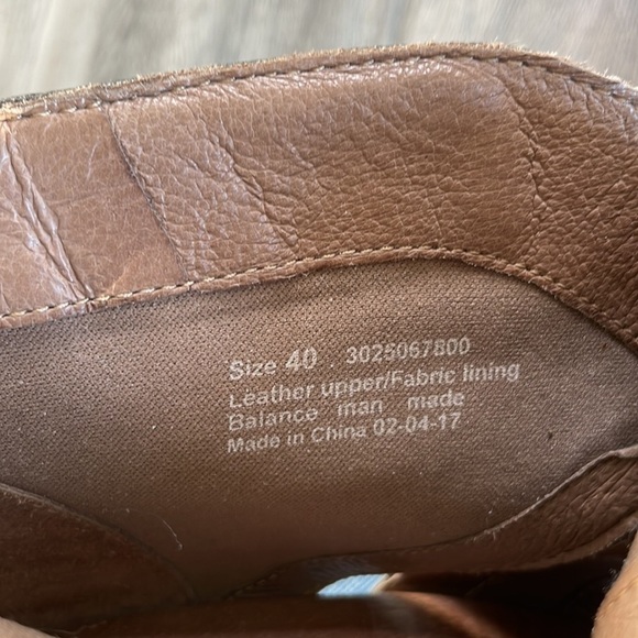 Dansko Delphina Heeled Peep Toe Bootie, Aged Metallic clog, size 40 - Picture 10 of 11